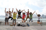 A visit to the Avenue of Stars in Tsim Sha Tsui was one of the weekend excursion activities.